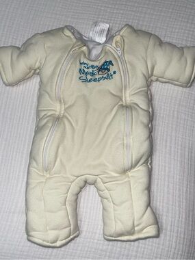 Baby Merlin Magic SleepSuit- Small- Cream